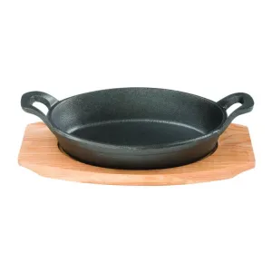Pyrolux Pyrocast Oval Gratin 17x12.5cm with Tray