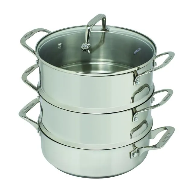 Pyrolux Pyrosteel 3Tier Steamer Set 24cm