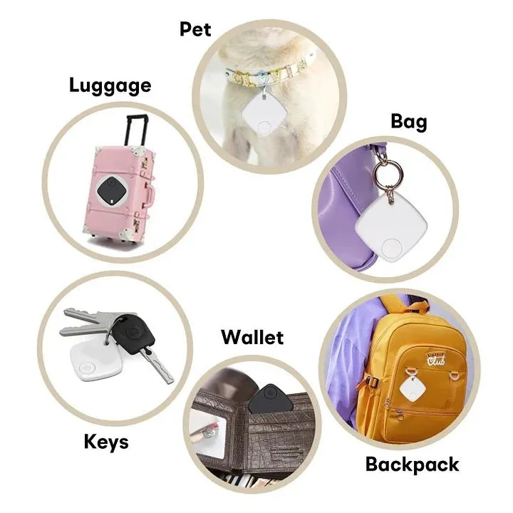 Smart Bluetooth Mini Tracker for Keys, Wallets, Pets GHomeSmart®