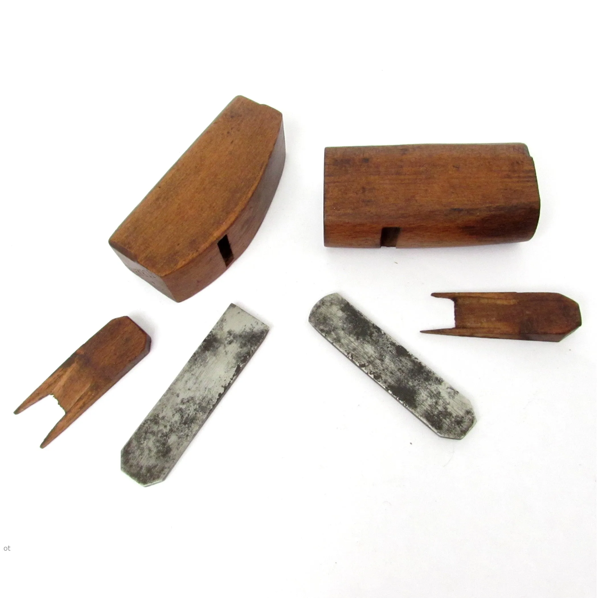 SOLD - Miniature Wooden Compassed Planes