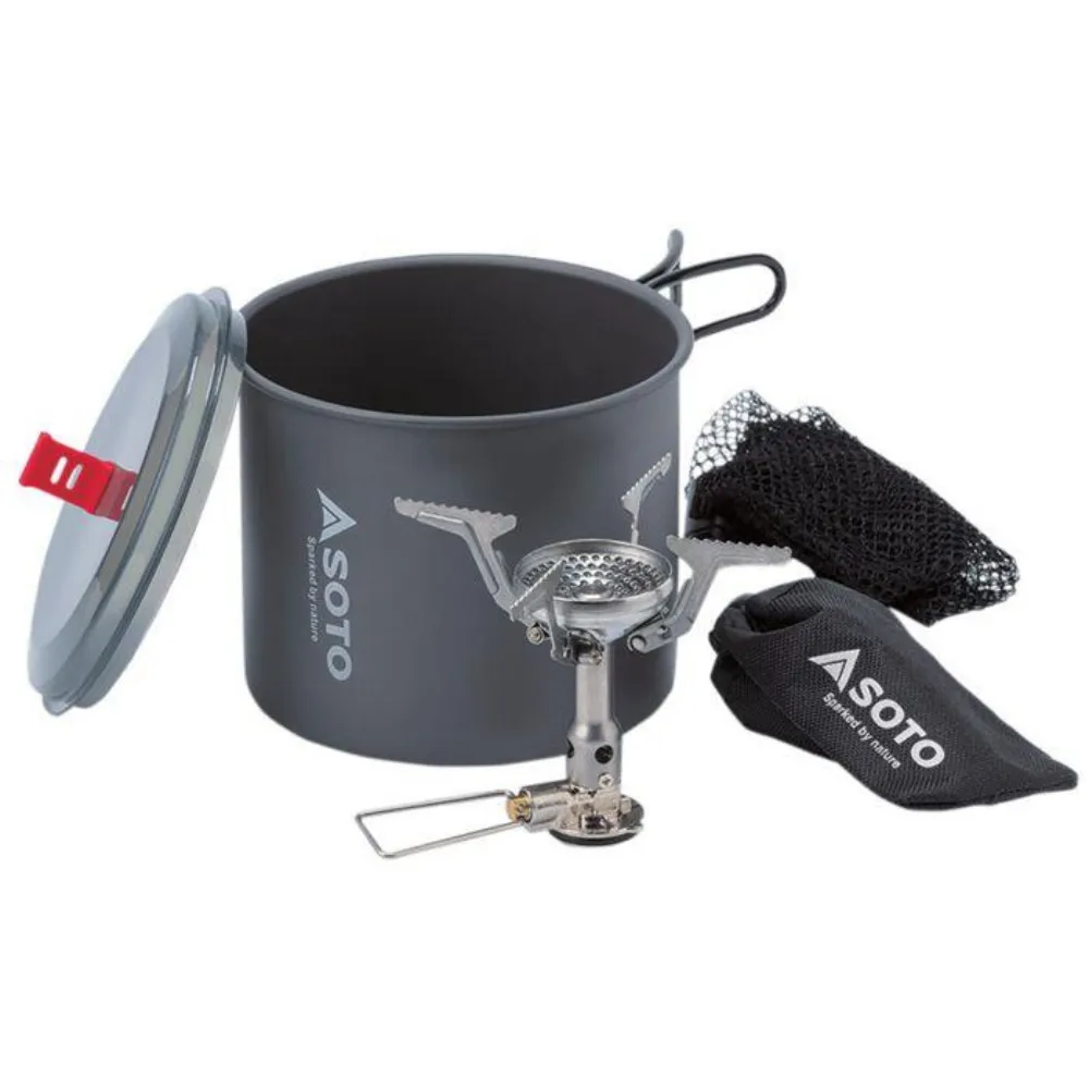 SOTO New River Pot and Stove Amicus with Stealth Igniter