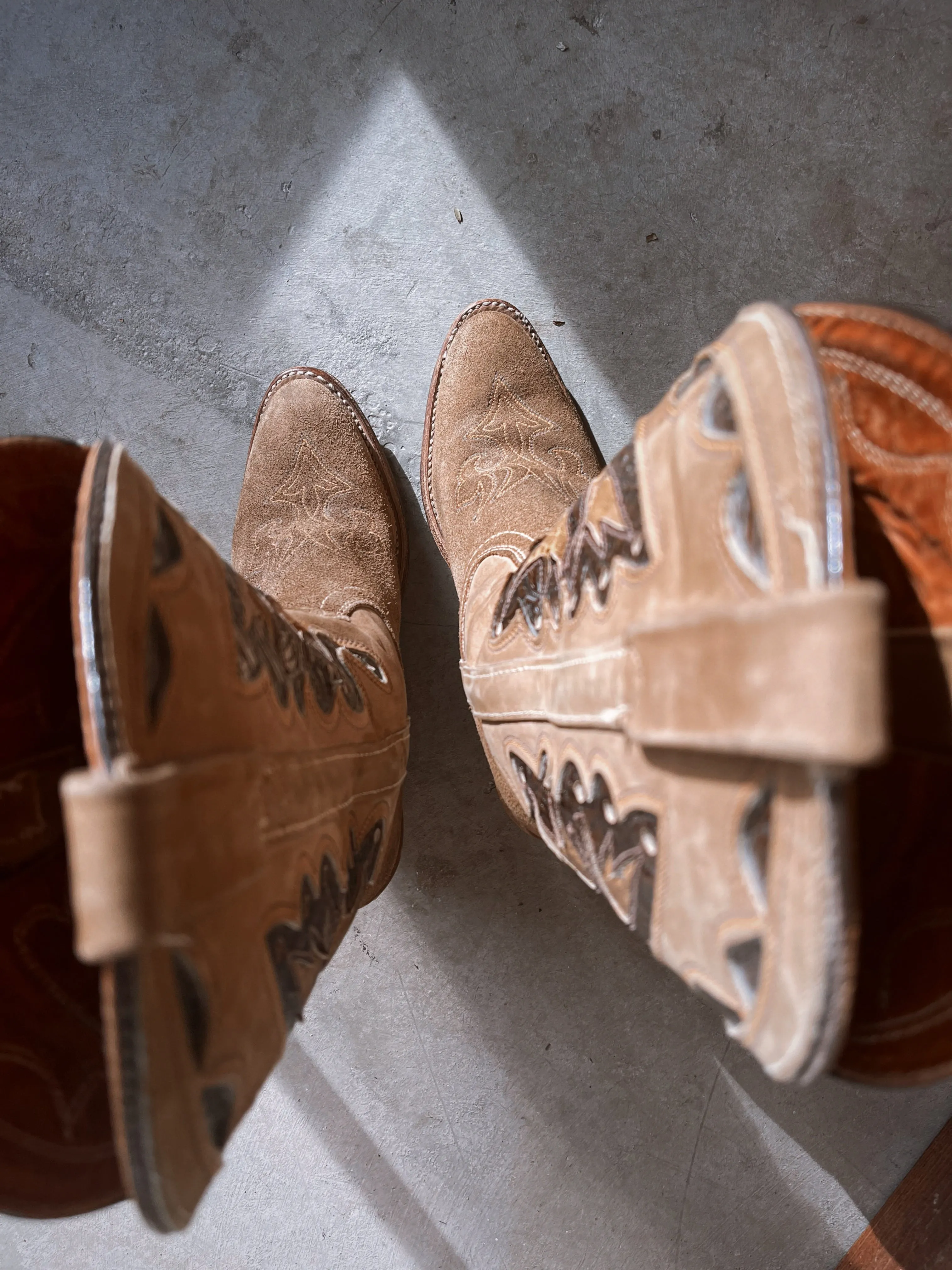 Vintage Western Butterfly Boot
