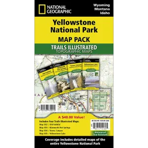 Yellowstone National Park [Map Pack Bundle]